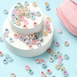 Светящиеся акриловые бусины&nbsp;MACR-YW0002-96