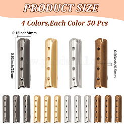 200 Stück 4 Farben DIY Schnürsenkel Kopf Reparatur&nbsp;KK-CY0001-13
