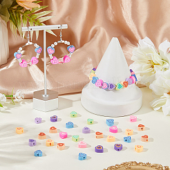 200шт бусины из полимерной глины ручной работы&nbsp;CLAY-PA0001-18