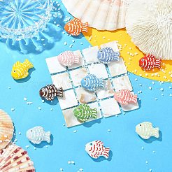 12 pièces de perles en porcelaine faites à la main de 12 couleurs&nbsp;PORC-CJ0001-59