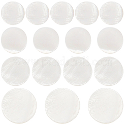 40 pz 4 stili bottoni con gambo in conchiglia naturale a 1 fori&nbsp;BUTT-CY0001-38