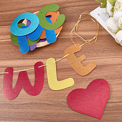 Бумага добро пожаловать назад вопрос баннер&nbsp;DIY-WH20001-89A