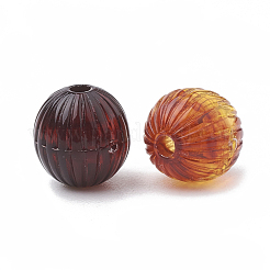 Акриловые гофрированные бусины OACR-N001-09