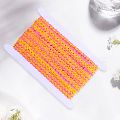 1 рулон полиэстеровой ленты с волнистой бахромой и пайетками&nbsp;OCOR-GF0005-72A