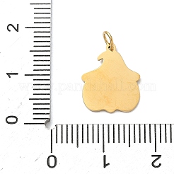 Подвески из нержавеющей стали 304 с эмалью на тему Хэллоуина STAS-Z164-03G-09