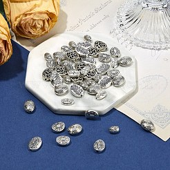 60 pièces 6 styles de perles en alliage de style tibétain&nbsp;FIND-YW0012-22