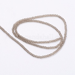 Прозрачные стеклянные бусины&nbsp;X-GLAA-R135-2mm-15