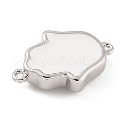 Стойка покрытие латунь эмаль религия хамса рука соединительные подвески KK-A234-020-P