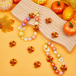 10 шт. пищевые экологически чистые силиконовые бусины на День благодарения SIL-SP0001-10