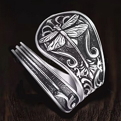 Регулируемые латунные кольца на палец для мужчин PW-WG5A10A-01