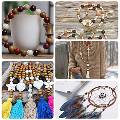 Бусы из сосны&nbsp;WOOD-PA0001-03A