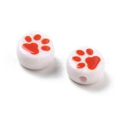 Непрозрачные акриловые бусины OACR-D282-03B