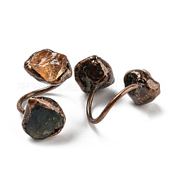 Открытые манжеты из необработанных самородков&nbsp;RJEW-M157-04R