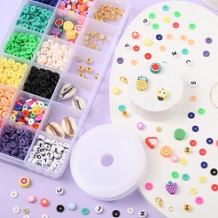 Набор для изготовления украшений из бисера из полимерной глины своими руками DIY-FS0002-12