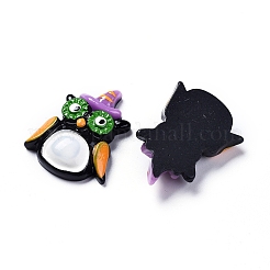 Undurchsichtige Harz-Cabochons zum Thema Halloween&nbsp;RESI-D0003-15A