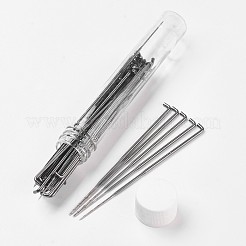 ステンレス鋼のフェルト針  ウールフェルトツール  ステンレス鋼色  9.1cm&nbsp;TOOL-WH0062-02C
