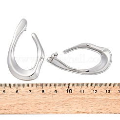 Серьги-гвоздики в форме капли из нержавеющей стали 304 EJEW-B108-13P