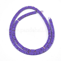 Perles d'hématite synthétiques non magnétiques peintes par pulvérisation&nbsp;G-T124-02C