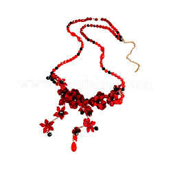 Стеклянные цепочки на талию с акриловыми цветочными кисточками для женщин&nbsp;FS-WG85543-01