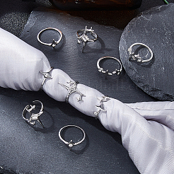 3 сумка наборы колец-манжет из сплава RJEW-DC0001-20