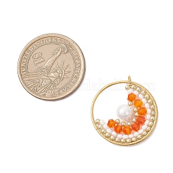 Подвески из стеклянных бусин&nbsp;PALLOY-MZ01008-02