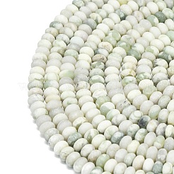 Естественный мир нефрит бисер пряди G-P575-A25-6x4mm