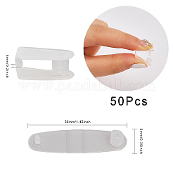 50шт пластиковая пряжка-кнопка брелок AJEW-CA0003-68