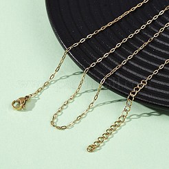 Ожерелья из цепочек из нержавеющей стали 304 толщиной 1.5 мм NJEW-T016-22G