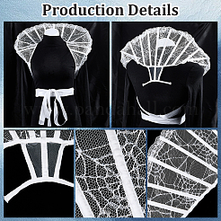 Кружевной воротник-накидка&nbsp;AJEW-WH20091-001B