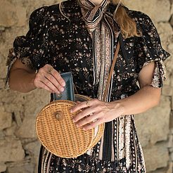 1 шт. футляр для очков из искусственной кожи AJEW-CN0001-44A