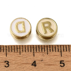 (распродажа с дефектом: пожелтение эмали)бусины из сплава эмали ENAM-XCP0001-44