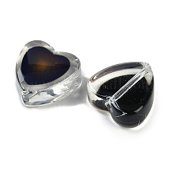 Двухцветные стеклянные бусины для настроения GLAA-Z007-10A