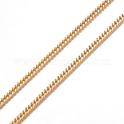 Ожерелья из нержавеющей стали 304 с панцирными цепочками NJEW-P147-03G