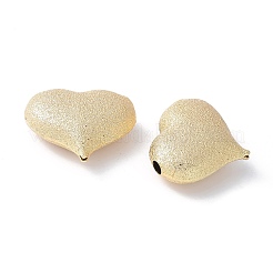 Бисером сердца латуни KK-F892-36G