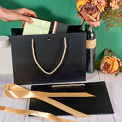 6 комплект прямоугольных бумажных подарочных пакетов для хранения с ручкой&nbsp;CARB-TA0001-04B