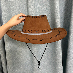 2 шт. 2-х цветные ленты для шляп из искусственной кожи&nbsp;AJEW-LP0007-40