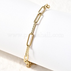 Браслеты-цепочки из нержавеющей стали 304 для женщин&nbsp;BJEW-Z140-01G