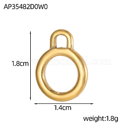 Детали застежек-тоглов из нержавеющей стали 304&nbsp;STAS-OY006-39G