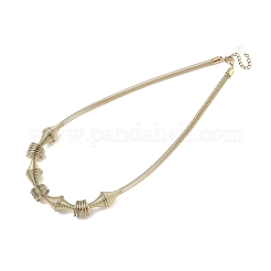 Нерегулярные витые цепочки из нержавеющей стали 304 NJEW-B127-01G-03