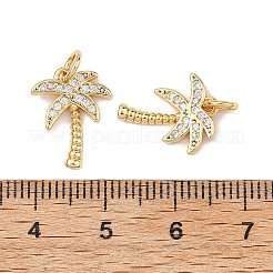 Pendentifs en laiton Shegrace avec micro-pavé de zircone cubique transparente&nbsp;XGRQ2C285-409G