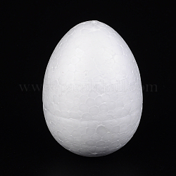 Modellazione di uova in polistirolo espanso fai da te decorazione artigianale, bianco, 76x55mm