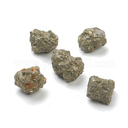 Perles de pyrite naturelles brutes brutes, pas de trous / non percés, pépites, 18.5~23x15~19x13~17mm