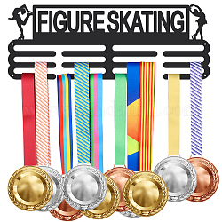 SUPERDANT Figure Skating Medal Holder Girls Skating Iron Medals Display Iron Medal Hook Accommodate for 60+ Medals Black Iron Wall Mounted Hooks for Competition Medal Holder Display Wall Hanging