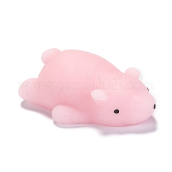 Мягкая игрушка для снятия стресса в форме мыши, забавная сенсорная игрушка непоседа, для снятия стресса и тревожности, розовые, 42x30.5x13 мм
