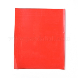 A4 pellicola di trasferimento vinilica opaca, per indumento t-shirt, rosso, 29.7x21x0.02cm