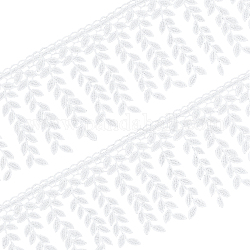 Ruban polyester fingerinspire pour la fabrication de bijoux, blanc, 110mm, environ 7.5 mètres