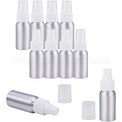Nachfüllbare Aluminiumflaschen, Salon Friseur Sprayer, Wassersprühflasche, Platin Farbe, weiß, 10.4x3.2 cm, Kapazität: 30 ml