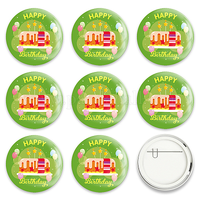 Брошь из белой жести JEWB-WH0012-023-1