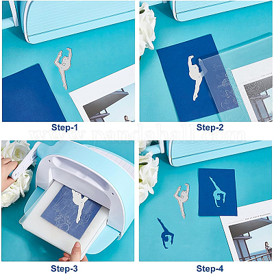 Углеродистая сталь разрезает трафареты DIY-WH0309-147-1