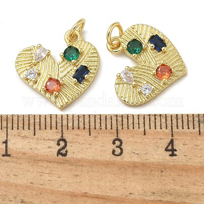 Стойки обшивки латунь микро проложить Циркон подвеску KK-K392-28G-1